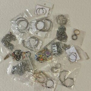 Y2K Earring & Jewelry Bundle | Multiple Pairs | Hoops, Charms, Minimal, Indie